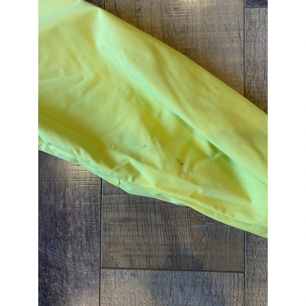 Vintage Y2K Volcom Snowboard Jacket Yellow Hooded Graphic Lining Mens XS